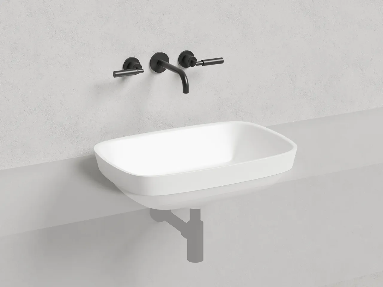 Раковина полувстраиваемая MAREA 02 1802102G — фото 6, Раковины