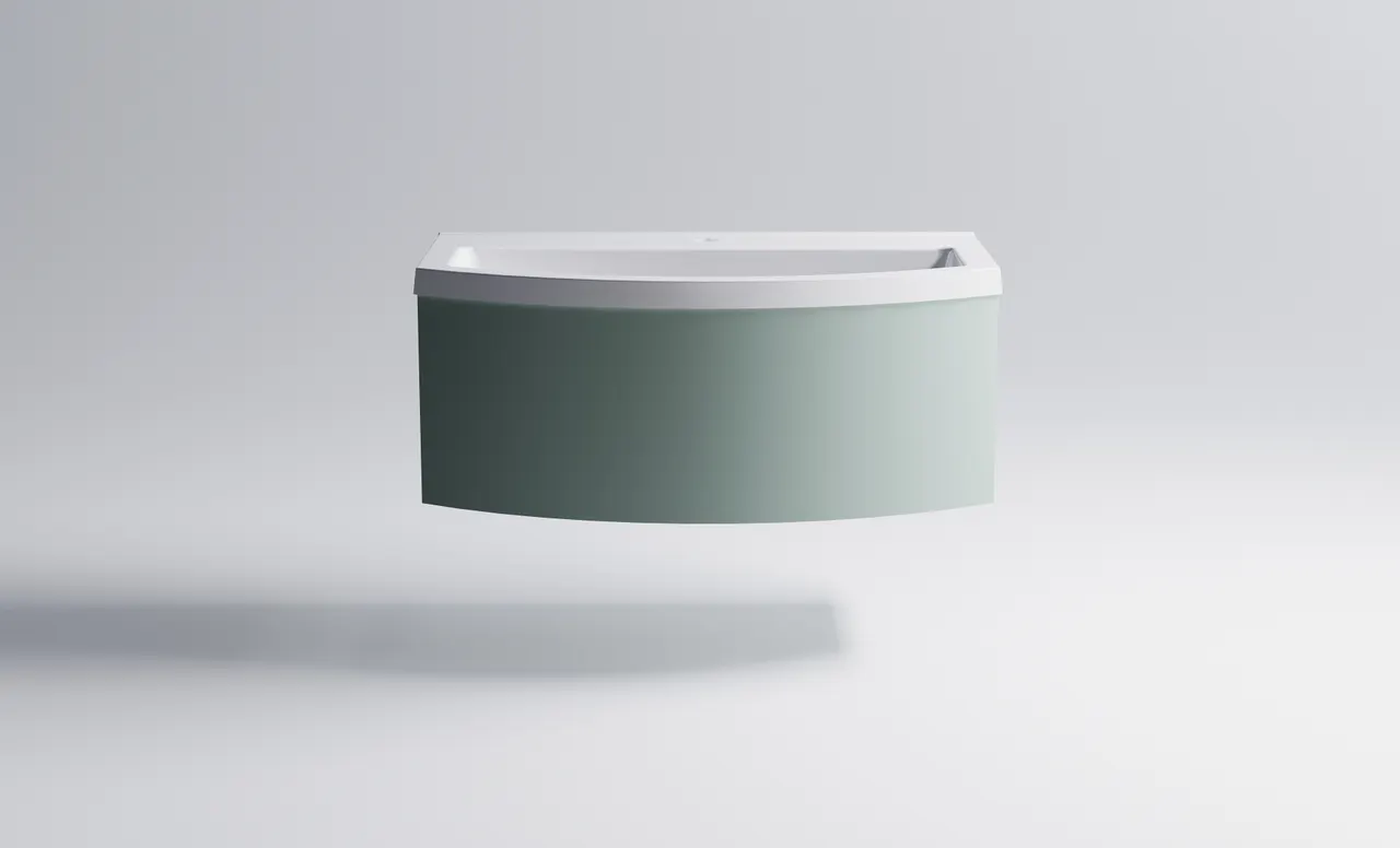 Товар: Нижний шкаф Венеция2.0 80 с 1 ящиком зеленый (NCS S 3005-B80G матовый) + Раковина "Венеция 80" 3100003ncss3005-b80g+04010022 - фото 2 Нижний шкаф Венеция2.0 80 с 1 ящиком зеленый (NCS S 3005-B80G матовый) + Раковина "Венеция 80" 3100003ncss3005-b80g+04010022 — фото 2, Тумбы с раковиной