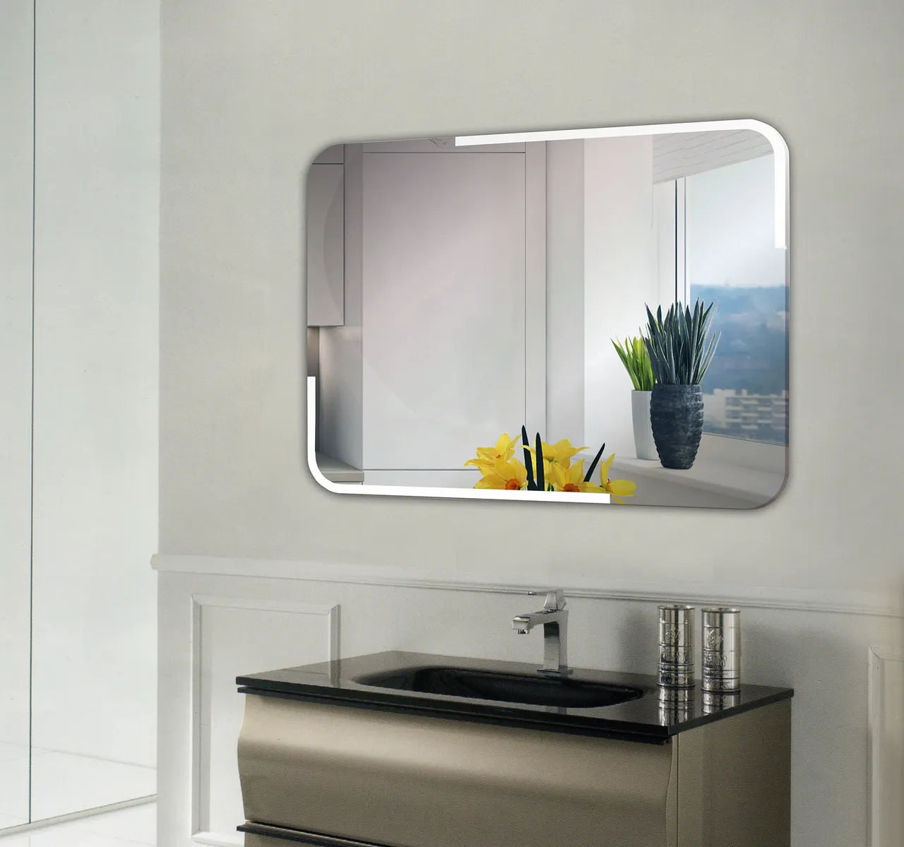 Зеркало Relisan EMMA 600х800 с подсветкой Гл000027399 — фото 1, Зеркала в ванную комнату