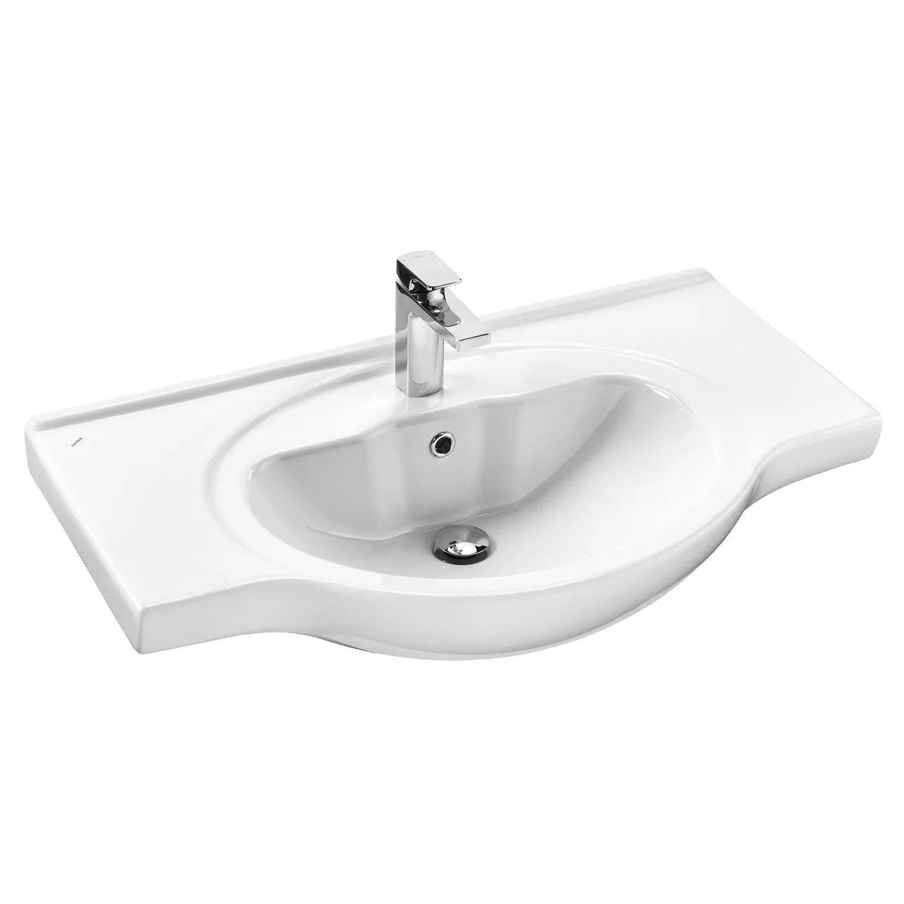 Раковина SANTEK Сенеж 87 мебельная белый (WH110265) — фото 8, Раковины подвесные