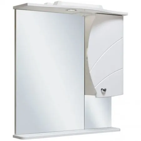 Товар: Шкаф зеркальный ГЛОРИЯ 70, навесной, белый, RUNO 00000000929 - фото 1 Шкаф зеркальный ГЛОРИЯ 70, навесной, белый, RUNO 00000000929 — фото 1, Зеркальные шкафы в ванную