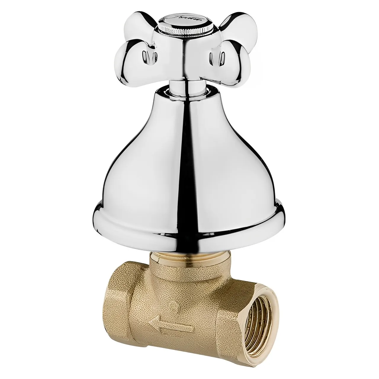 Товар: Запорный вентиль Webert Ottocento OT690101015, хром - фото 1 Запорный вентиль Webert Ottocento OT690101015, хром — фото 1, Смеситель для душа