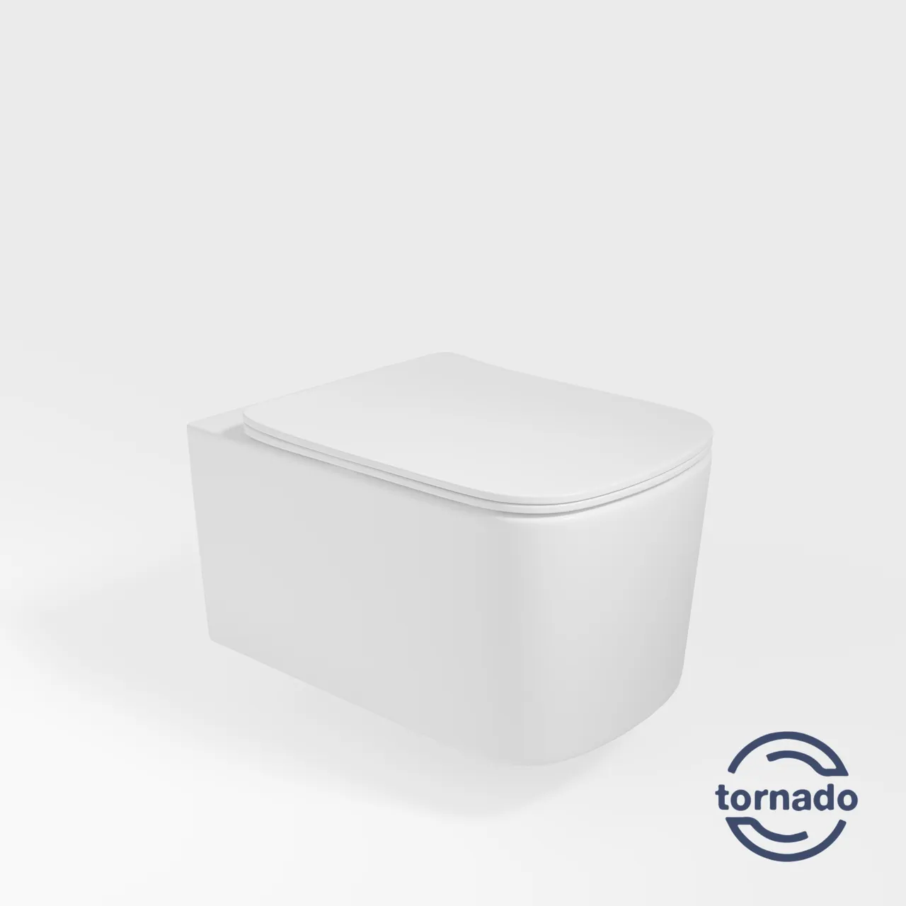 Товар: Унитаз подвесной Tornado Ultra VT1-32T, цвет белый, ультратонкое сиденье soft-close - фото 3 Унитаз подвесной Tornado Ultra VT1-32T, цвет белый, ультратонкое сиденье soft-close — фото 3, Подвесные унитазы