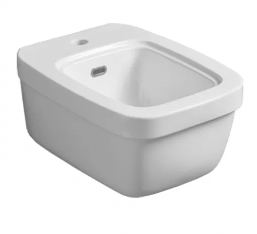 Биде SIMAS EVOLUTION подвесное с одним отверстием цвет белый EVO19/F85 — фото 1, Биде подвесные