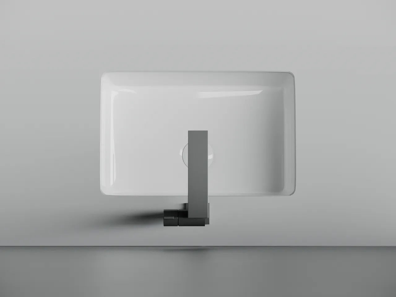 Раковина встраиваемая снизу Ceramicanova Era, c отверстием слива - перелива 460x320x155 мм, белый, арт.CN15003 — фото 5, Раковины встраиваемые снизу