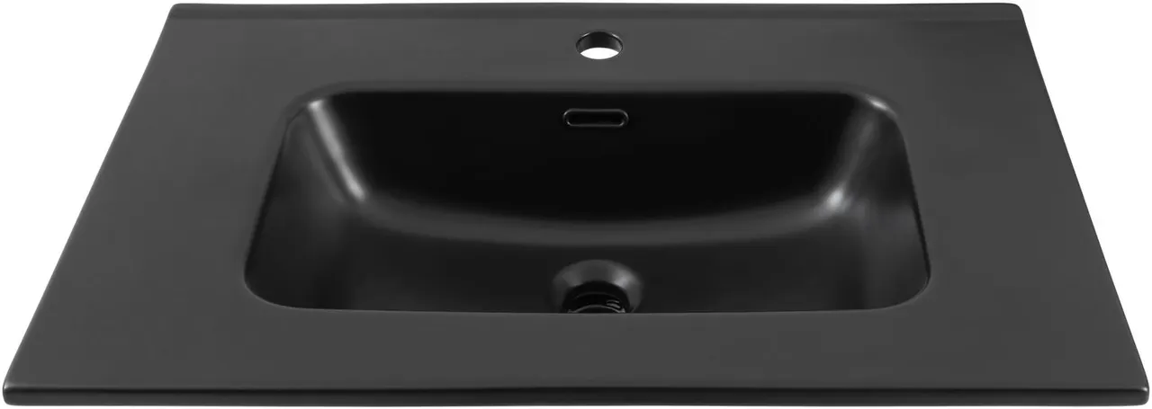 Раковина Aquanet Flat 70 черная матовая 00329254 — фото 4, Раковины