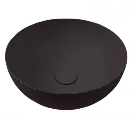 Товар: Раковина HATRIA HAPPY HOUR A0Y1VF02 накладная без отверстия без перелива цвет черный матовый - фото 1 Раковина HATRIA HAPPY HOUR A0Y1VF02 накладная без отверстия без перелива цвет черный матовый — фото 1, Раковины