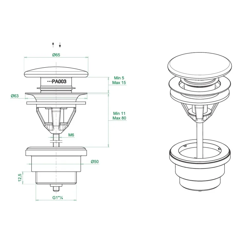 Товар: Донный клапан GLOBO для раковин цвет Senape FI012SE - фото 3 Донный клапан GLOBO для раковин цвет Senape FI012SE — фото 3, Донные клапаны