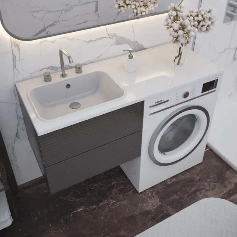 Раковина Paola Bella 1200 L, белый — фото 6, Раковины