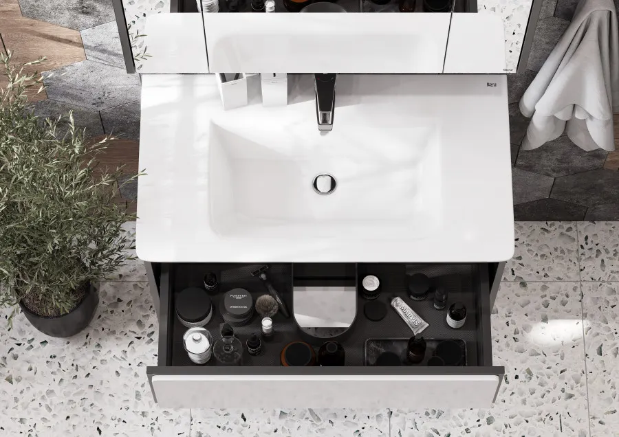 GAP UNIK Мебельная раковина 80, белая, ROCA 7327470000 — фото 6, Раковины