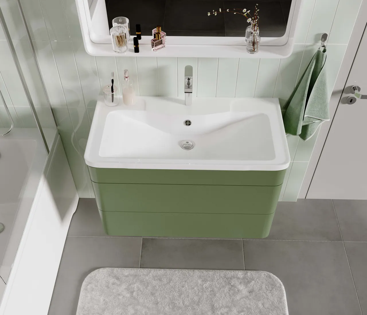 Раковина мебельная и на столешницу Adel 60 4627173210225 — фото 4, Раковины накладные