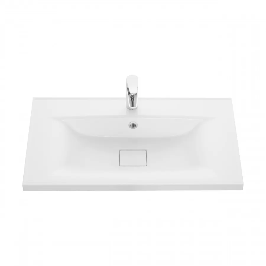 Товар: Раковина АЙРИС М 80, белая 1A73263KAG010 - фото 3 Раковина АЙРИС М 80, белая 1A73263KAG010 — фото 3, Раковины