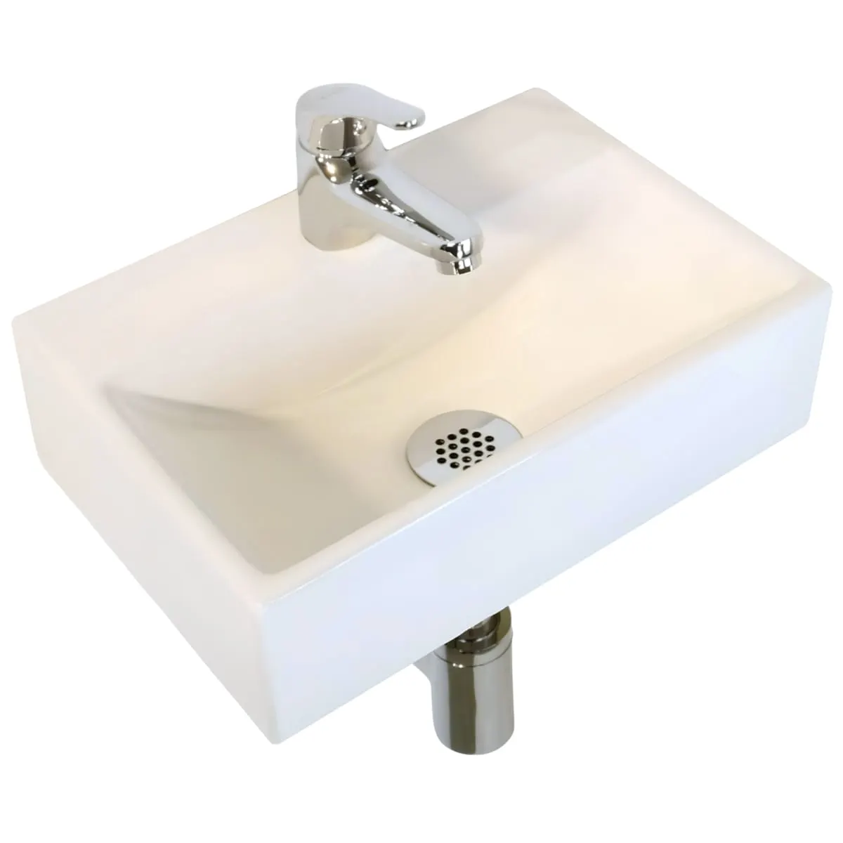 Раковина маленькая GS, 36,5x25x10,5 cm, белая керамика 32576 — фото 13, Раковины