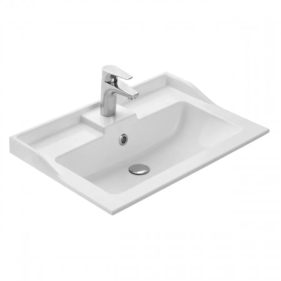 Товар: Раковина ФАБИА 65, белая 1A708731FB010 - фото 1 Раковина ФАБИА 65, белая 1A708731FB010 — фото 1, Раковины