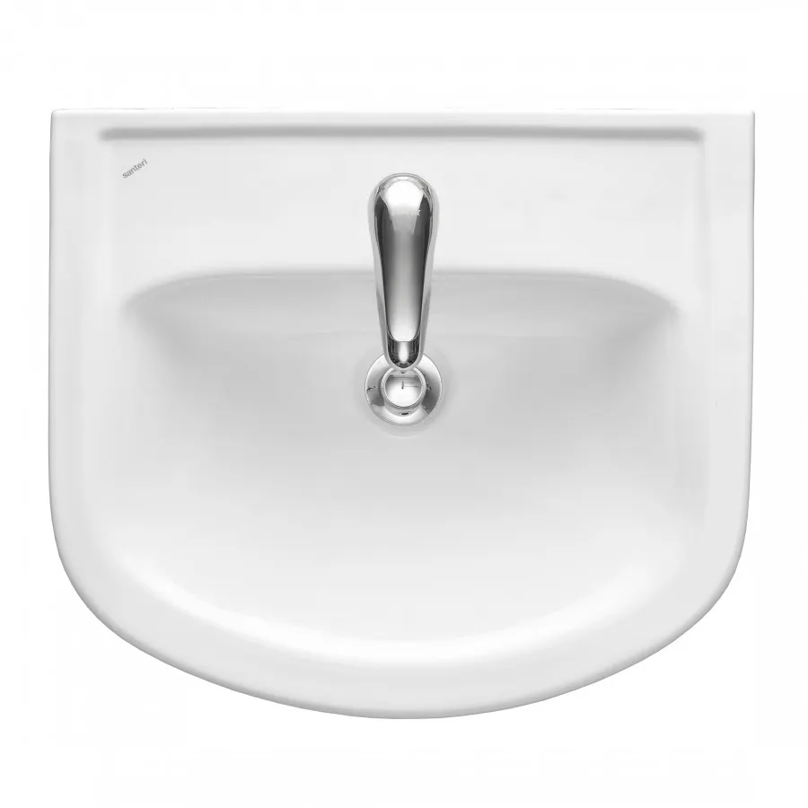 Товар: Умывальник на мебель Акватон, 50 см. с обрамлением перелива. SANTERI 131201S0011B0 - фото 1 Умывальник на мебель Акватон, 50 см. с обрамлением перелива. SANTERI 131201S0011B0 — фото 1, Раковины