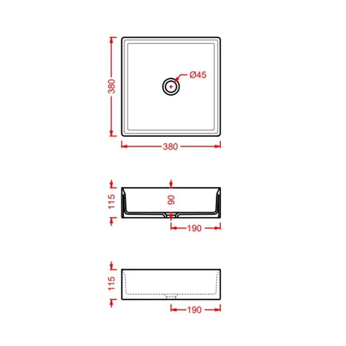Раковина Artceram Scalino накладная без отверстий цвет Blue sapphire SCL001 16 00 — фото 2, Раковины накладные