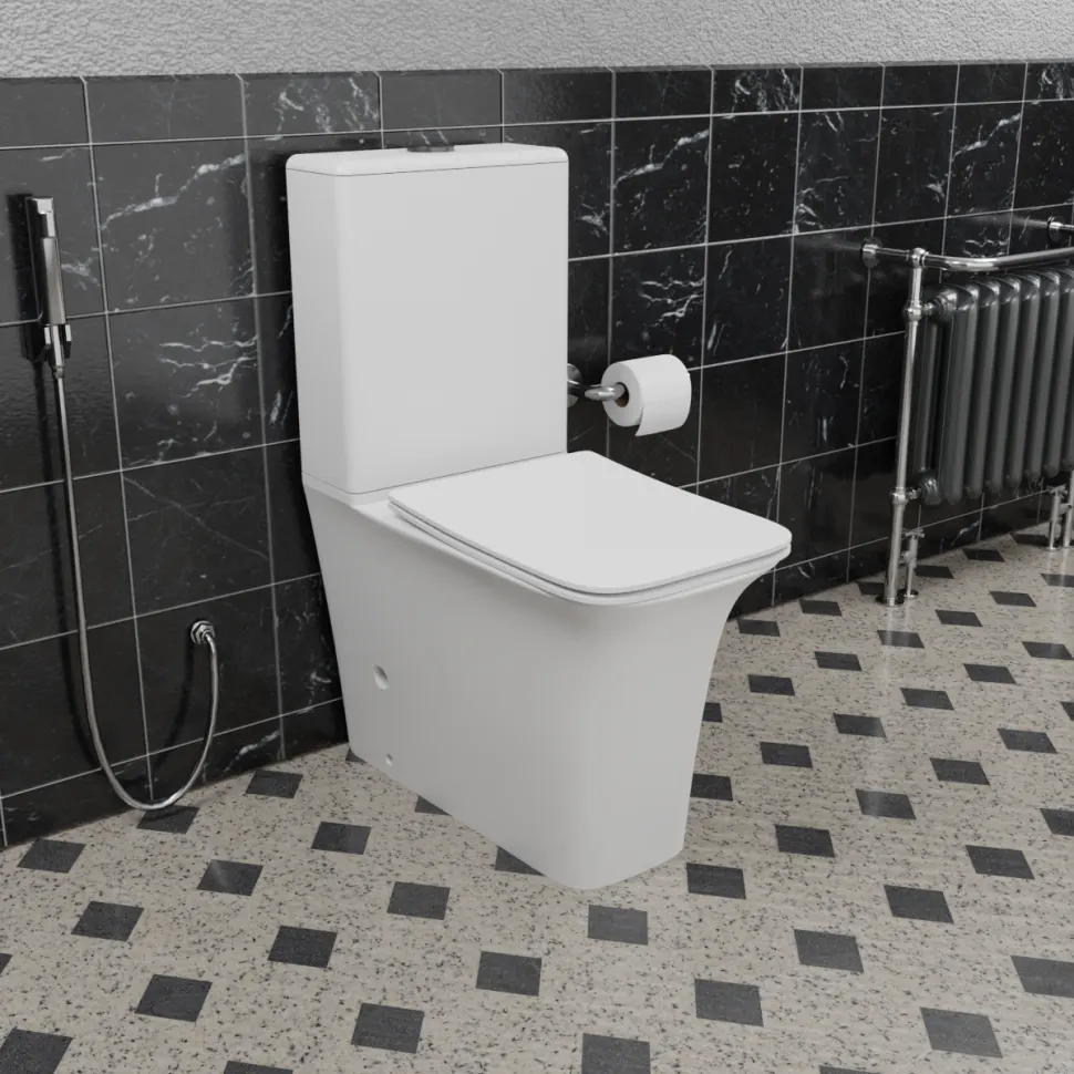 Унитаз напольный CeramaLux 1222A 1222-1A — фото 7, Напольные унитазы