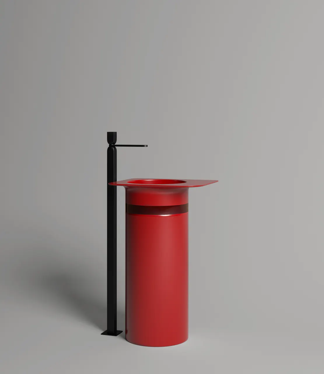 Раковина напольная NINFEA 01
покраска по RAL полностью 130221MF — фото 2, Раковины