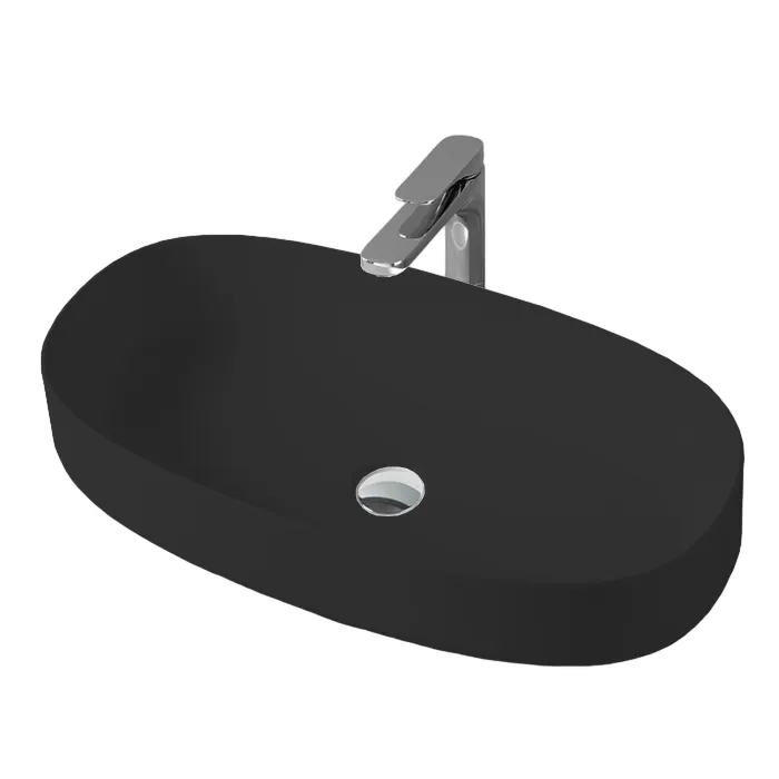Товар: Раковина Artceram Cognac Quadro накладная без отверстий цвет черный матовый COL005 17 00 - фото 3 Раковина Artceram Cognac Quadro накладная без отверстий цвет черный матовый COL005 17 00 — фото 3, Раковины накладные