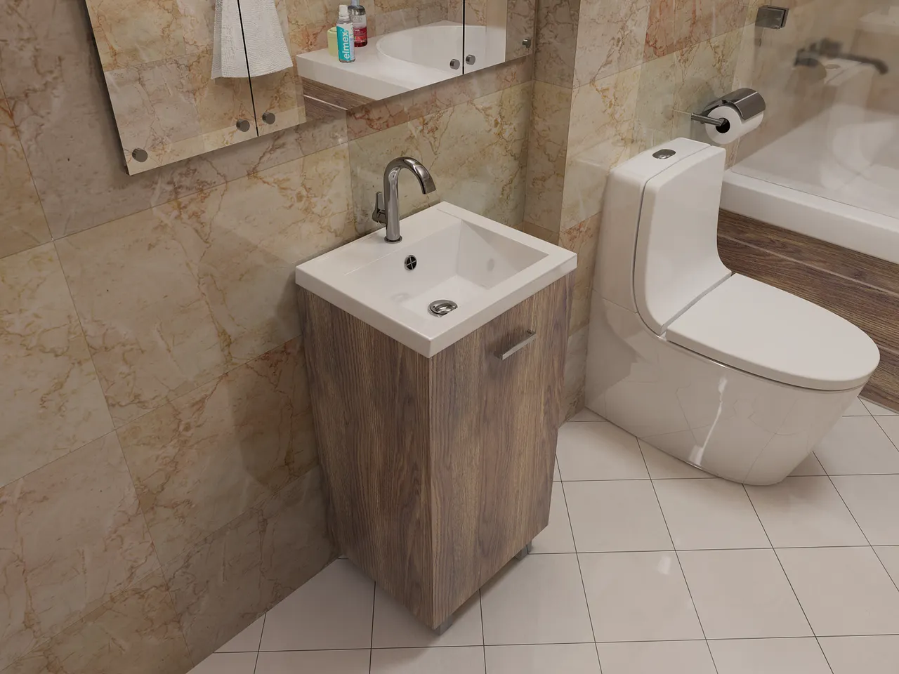 Товар: Раковина мебельная и на столешницу Alice 40 4627173210287 - фото 2 Раковина мебельная и на столешницу Alice 40 4627173210287 — фото 2, Раковины накладные