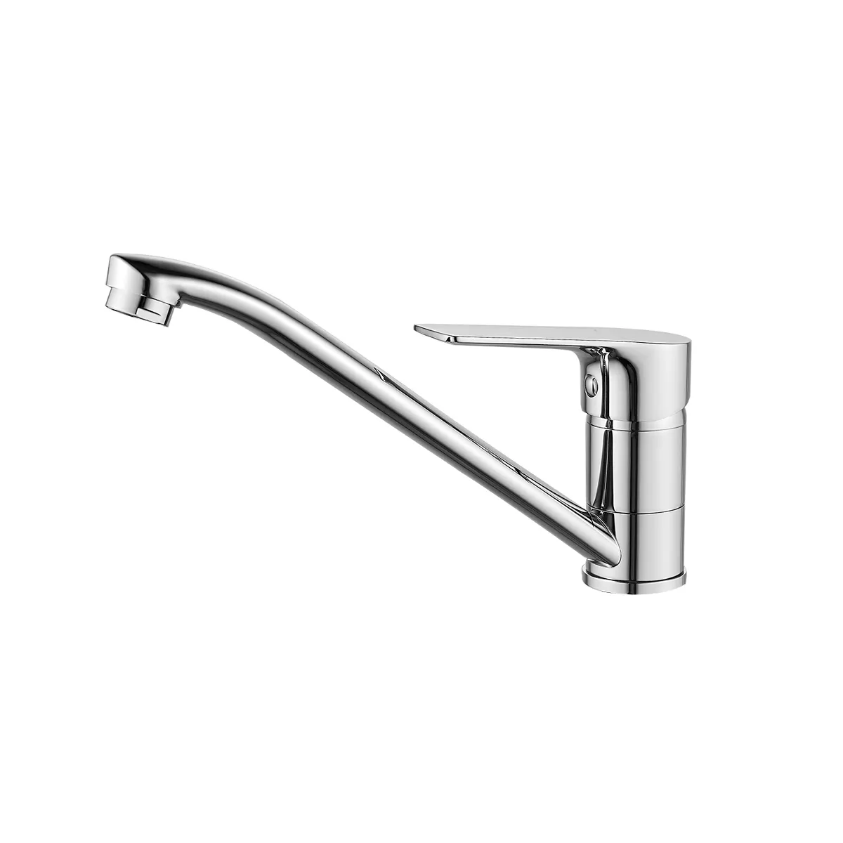 RS27 Смеситель для кухни, пов.излив 199мм, р/ДВ, хром, ROS, RS27-21 — фото 1, Смесители для кухни