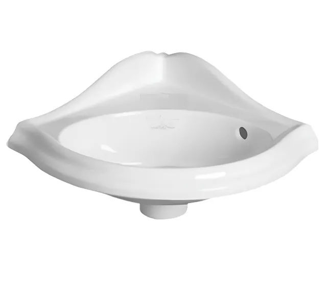 Товар: Раковина SIMAS ARCADE угловая подвесная на консоль без отверстий со спинкой цвет белый AR036 - фото 1 Раковина SIMAS ARCADE угловая подвесная на консоль без отверстий со спинкой цвет белый AR036 — фото 1, Раковины подвесные