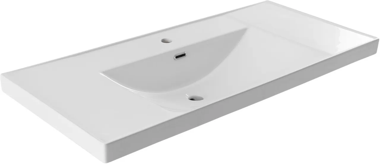 Товар: Раковина Aquanet Side 110 00347434 - фото 3 Раковина Aquanet Side 110 00347434 — фото 3, Раковины