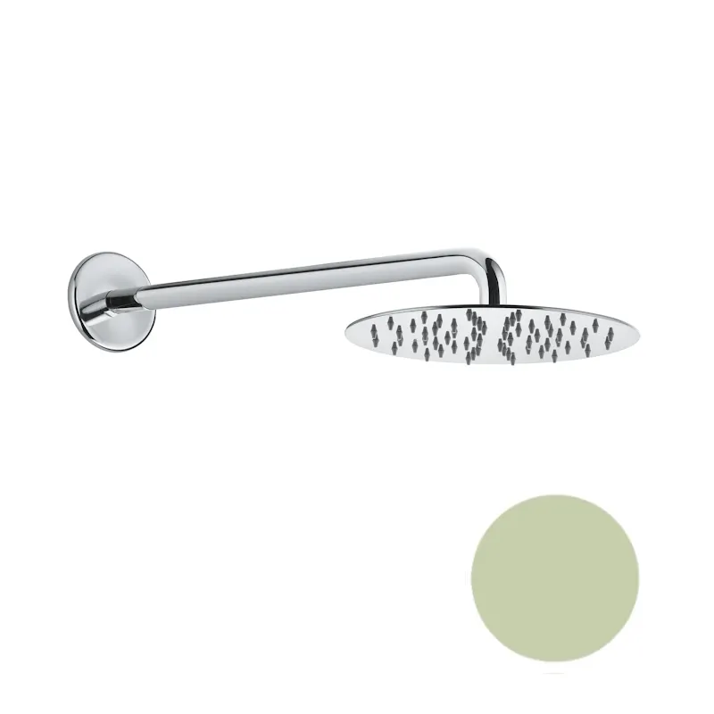 Товар: Верхний душ ультратонкий с кронштейном Fiore 30LI8630, лайм - фото 1 Верхний душ ультратонкий с кронштейном Fiore 30LI8630, лайм — фото 1, Верхние души