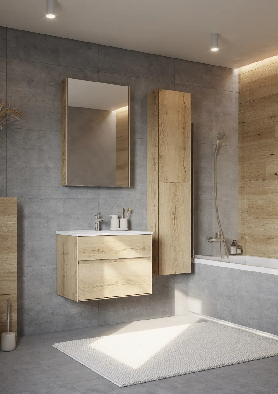 Раковина SANTEK Элина 75 мебельная белый (WH501619) — фото 9, Раковины подвесные