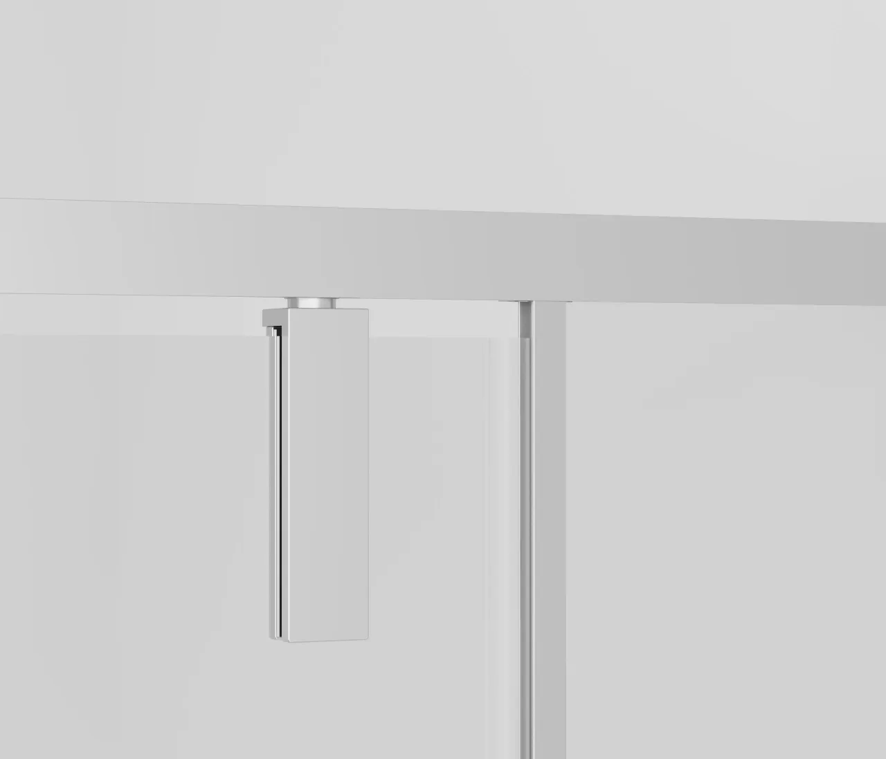 Товар: Душевая дверь Slim-N VDP-4SN100CLB, черный матовый, стекло прозрачное - фото 2 Душевая дверь Slim-N VDP-4SN100CLB, черный матовый, стекло прозрачное — фото 2, Душевые двери в нишу