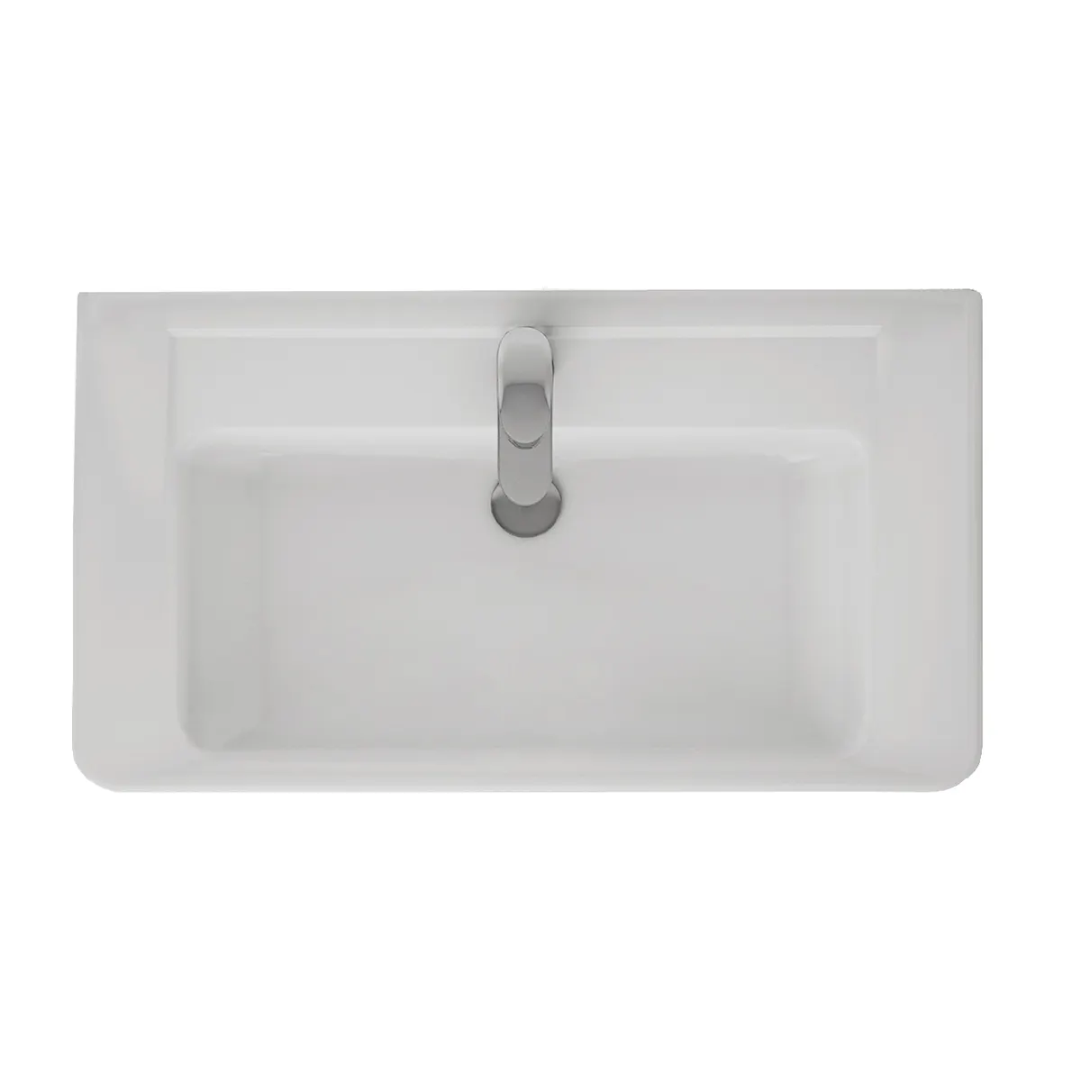 Товар: Раковина керамическая "Q80" 192185 - фото 1 Раковина керамическая "Q80" 192185 — фото 1, Раковины