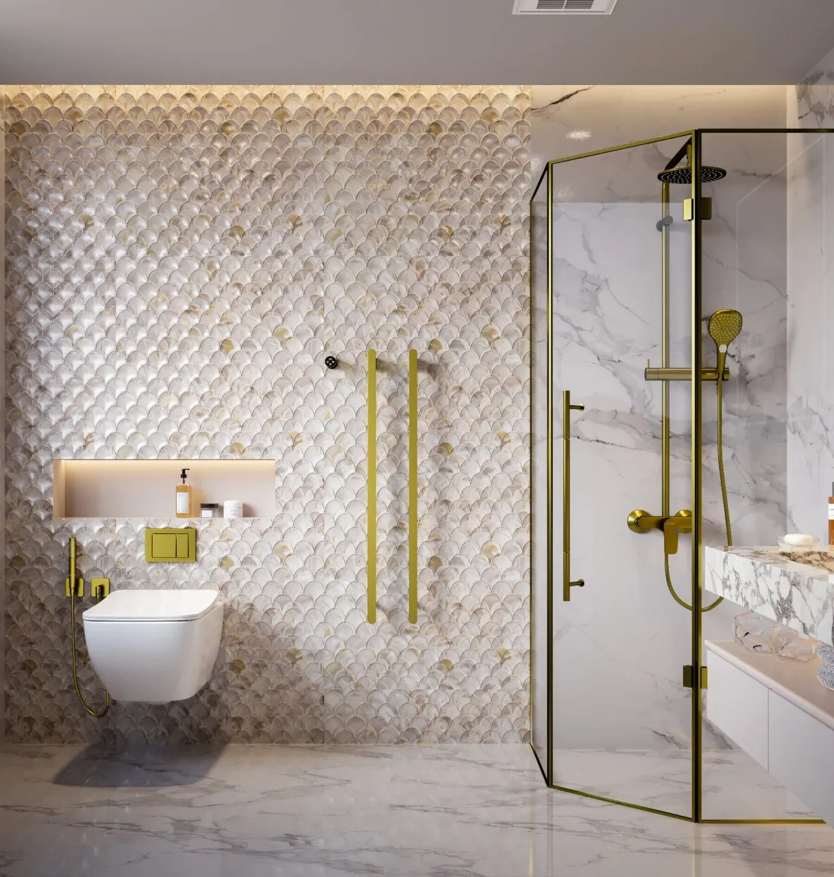 Товар: AQM3132BG Полотенцесушитель электрический (встраиваемый) 1000*456 c терморегуляторм, цвет: золото шл - фото 2 AQM3132BG Полотенцесушитель электрический (встраиваемый) 1000*456 c терморегуляторм, цвет: золото шл — фото 2, Электрические полотенцесушители