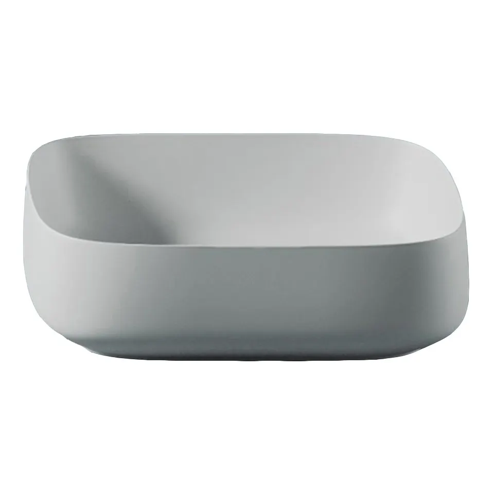 Товар: Раковина Artceram Cognac Quadro накладная без отверстий цвет белый матовый COL009 05 00 - фото 3 Раковина Artceram Cognac Quadro накладная без отверстий цвет белый матовый COL009 05 00 — фото 3, Раковины накладные