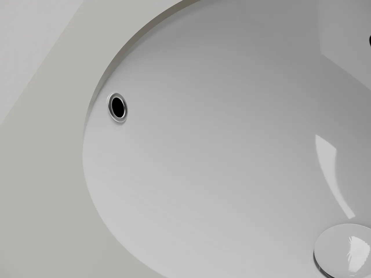 Раковина встраиваемая снизу Ceramicanova Era 465x380x190 мм, с отверстием слива - перелива, белый, арт.CN15005 — фото 6, Раковины встраиваемые снизу