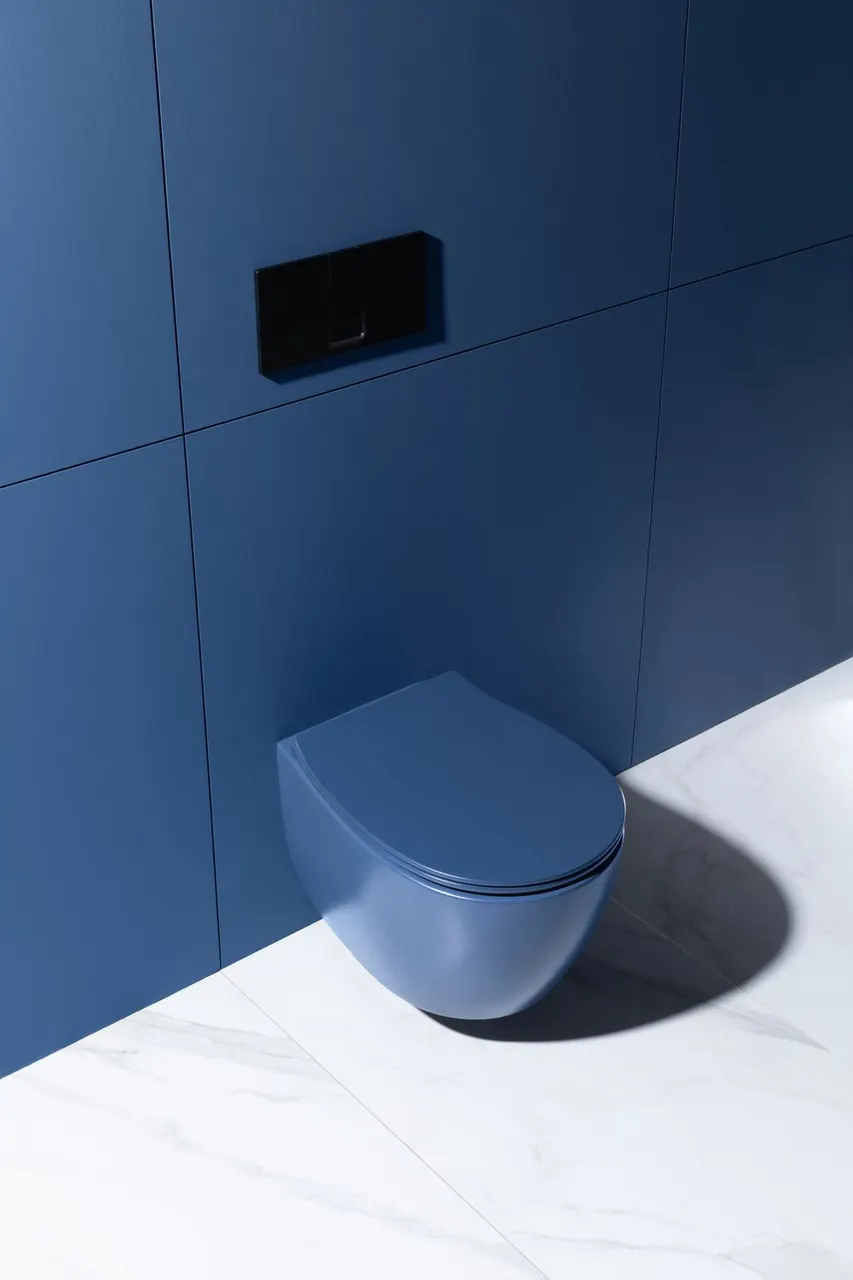 Товар: Чаша подвесного унитаза Allen Brau Fantasy 4.11004.ID индиго - фото 17 Чаша подвесного унитаза Allen Brau Fantasy 4.11004.ID индиго — фото 17, Подвесные унитазы