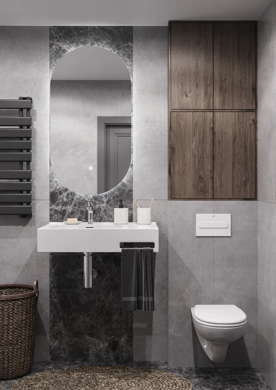 Товар: Раковина КВАДРО Про 80, левая 1A734431QA01L - фото 5 Раковина КВАДРО Про 80, левая 1A734431QA01L — фото 5, Раковины