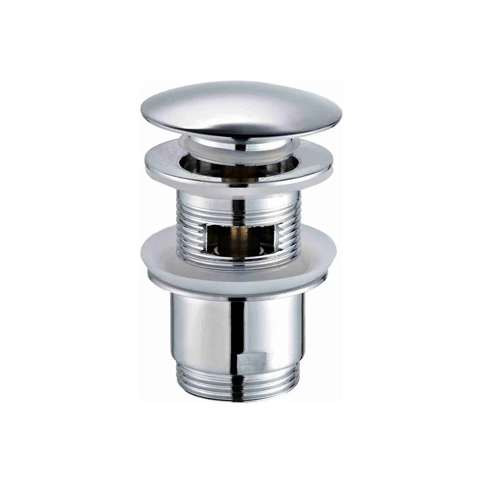 Донный клапан Rose RS01, хром — фото 1, Донные клапаны