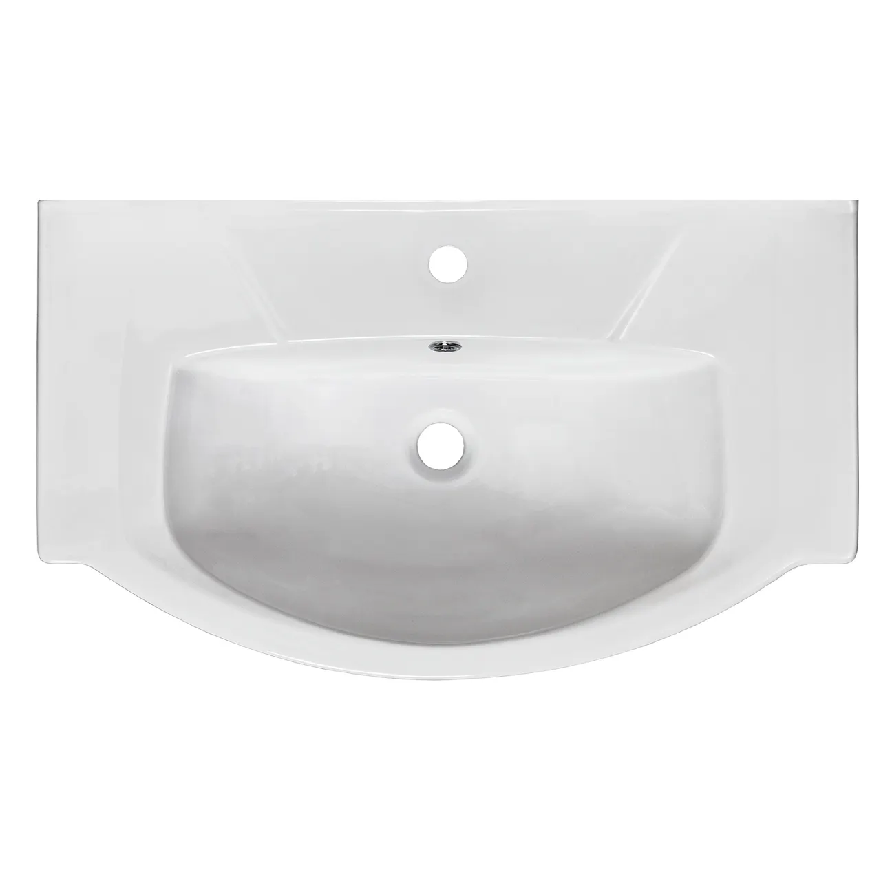 Товар: Умывальник мебельный ЭЛЕГАНС 75см / KIROVIT 4620008197371 - фото 2 Умывальник мебельный ЭЛЕГАНС 75см / KIROVIT 4620008197371 — фото 2, Раковины