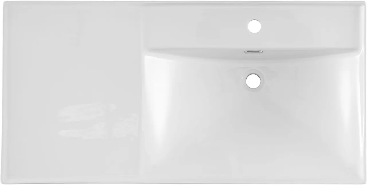 Раковина Aquanet Side 100 правая 00347437 — фото 2, Раковины