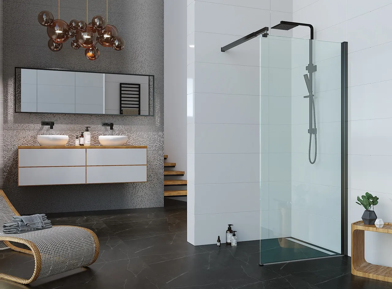 Товар: Душевая перегородка ALEX BAITLER 29 серия AB2990B1 прозрачное стекло - фото 1 Душевая перегородка ALEX BAITLER 29 серия AB2990B1 прозрачное стекло — фото 1, Душевые перегородки