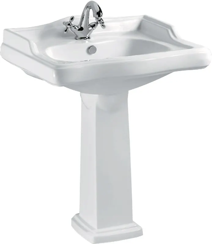 OLD ITALY Раковина тюльпана 68,5 см, белая керамика VR.OLD-3195.BI — фото 1, Раковины