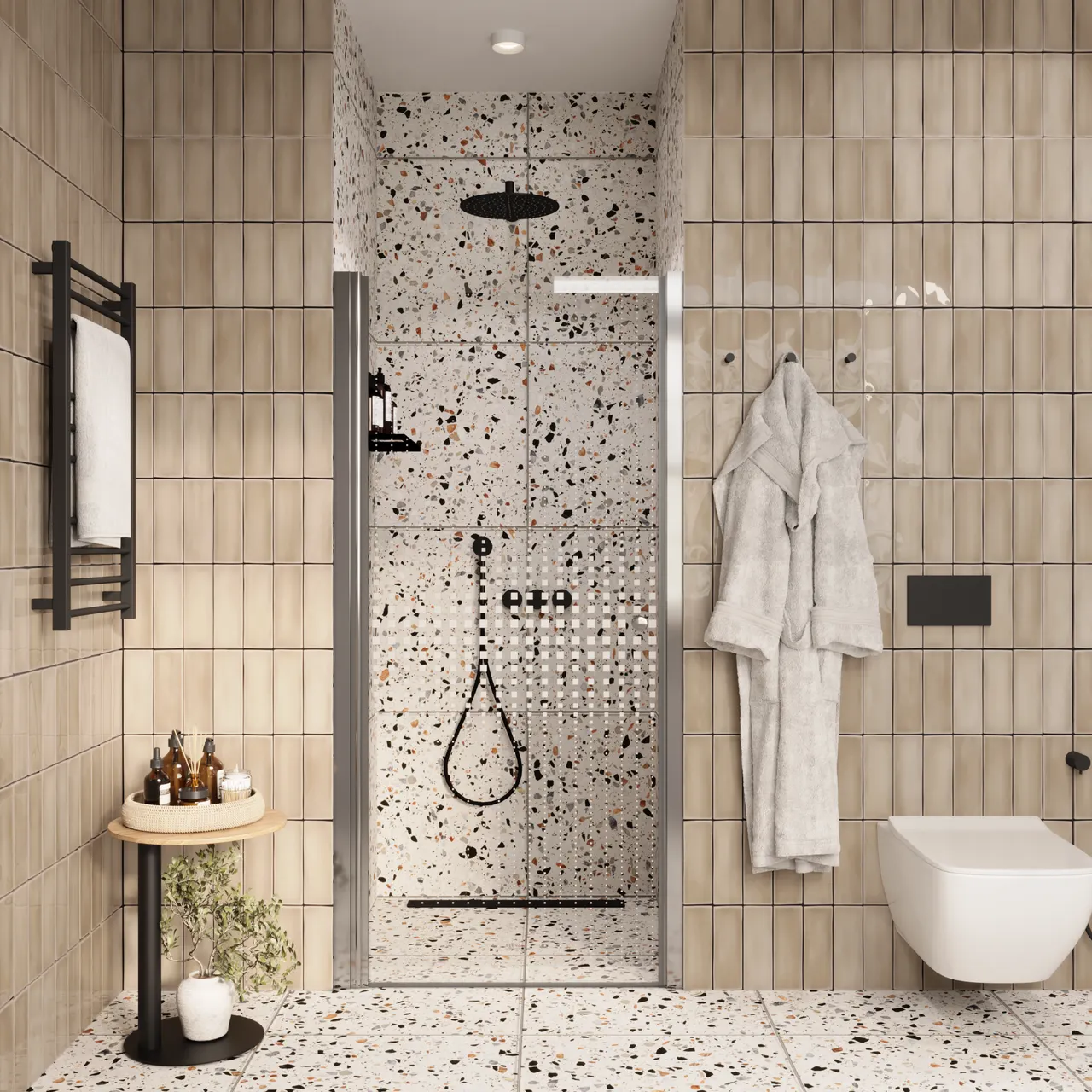 Товар: Дверь DE70 душевая в нишу PARLY (70x185) - фото 1 Дверь DE70 душевая в нишу PARLY (70x185) — фото 1, Душевые двери в нишу