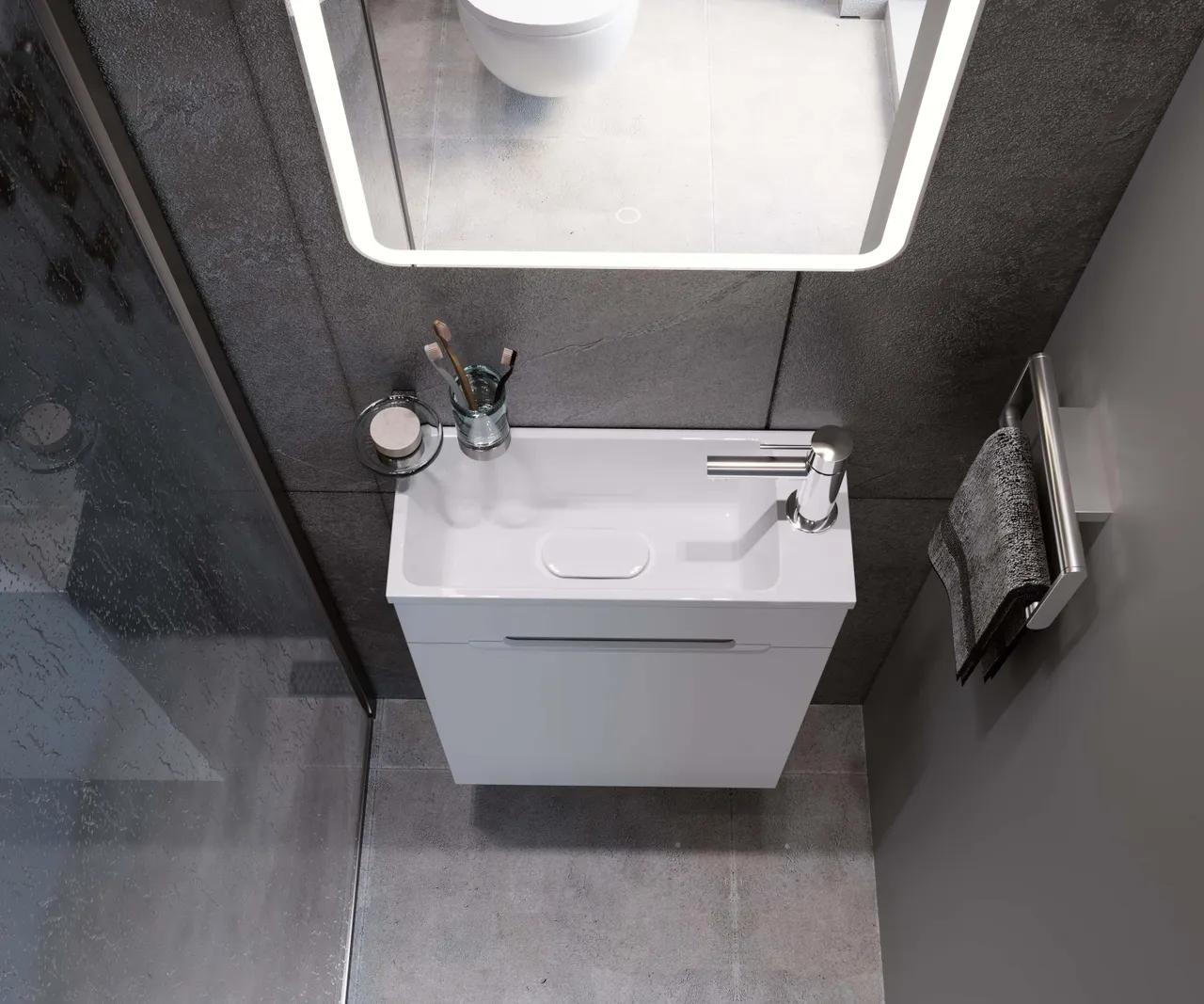 Товар: Раковина мебельная и на столешницу Modul 50 4627173210607 - фото 5 Раковина мебельная и на столешницу Modul 50 4627173210607 — фото 5, Раковины накладные