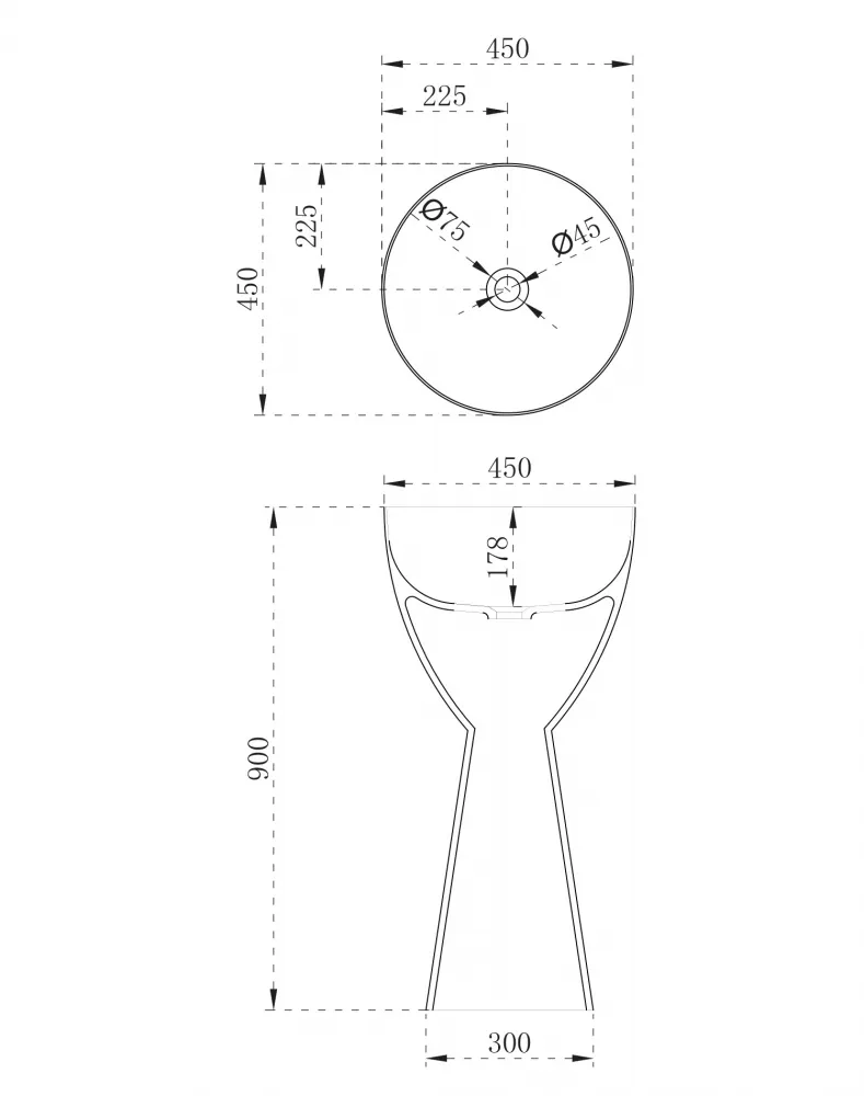 Товар: Раковина отдельностоящая карбоновая ABBER Karbon AK2003 черная - фото 5 Раковина отдельностоящая карбоновая ABBER Karbon AK2003 черная — фото 5, Раковины напольные