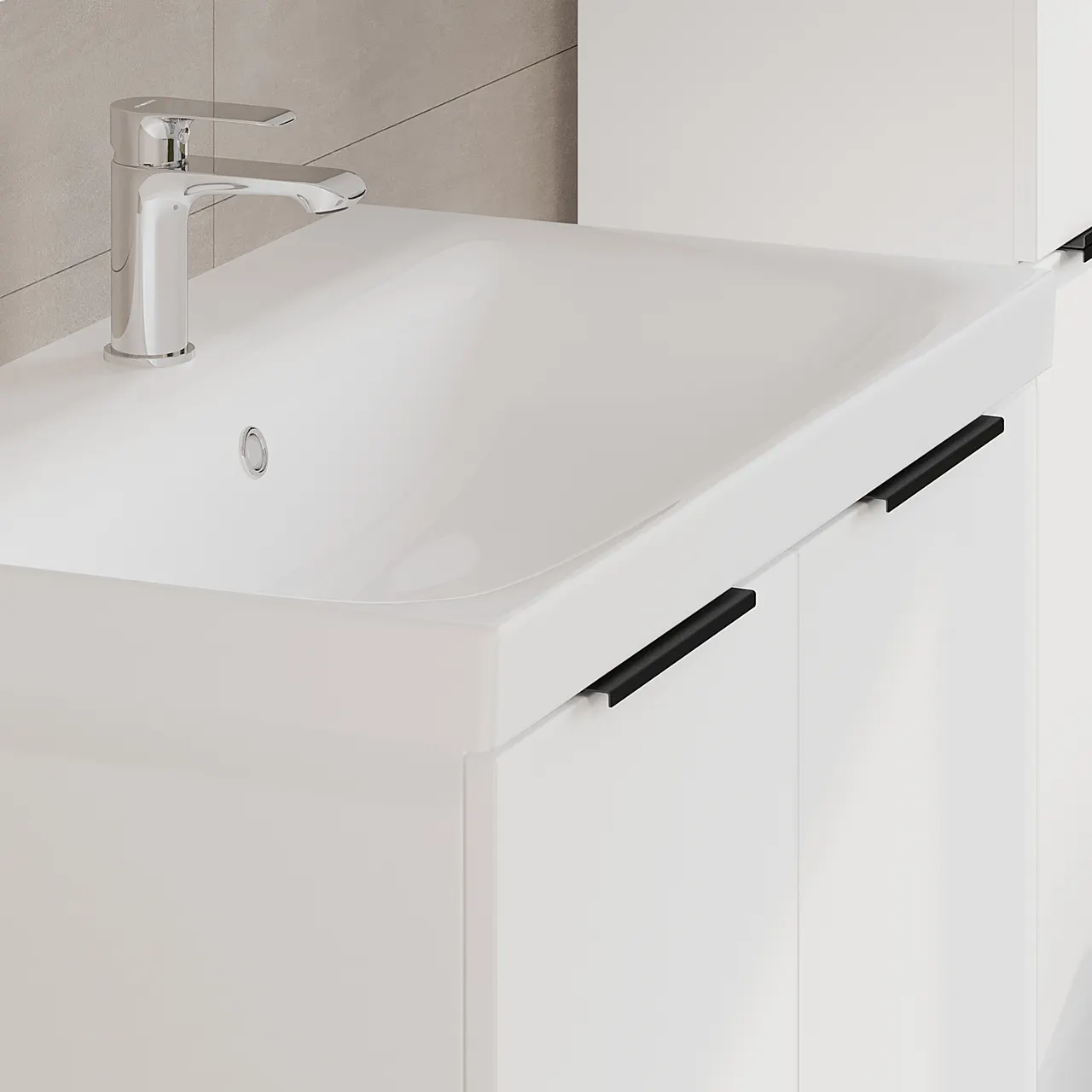 Товар: Тумба под раковину VIANT БЕРЛИН 60 напольная белый (VBER60MDBEL-T2Y) - фото 8 Тумба под раковину VIANT БЕРЛИН 60 напольная белый (VBER60MDBEL-T2Y) — фото 8, Тумбы под раковину