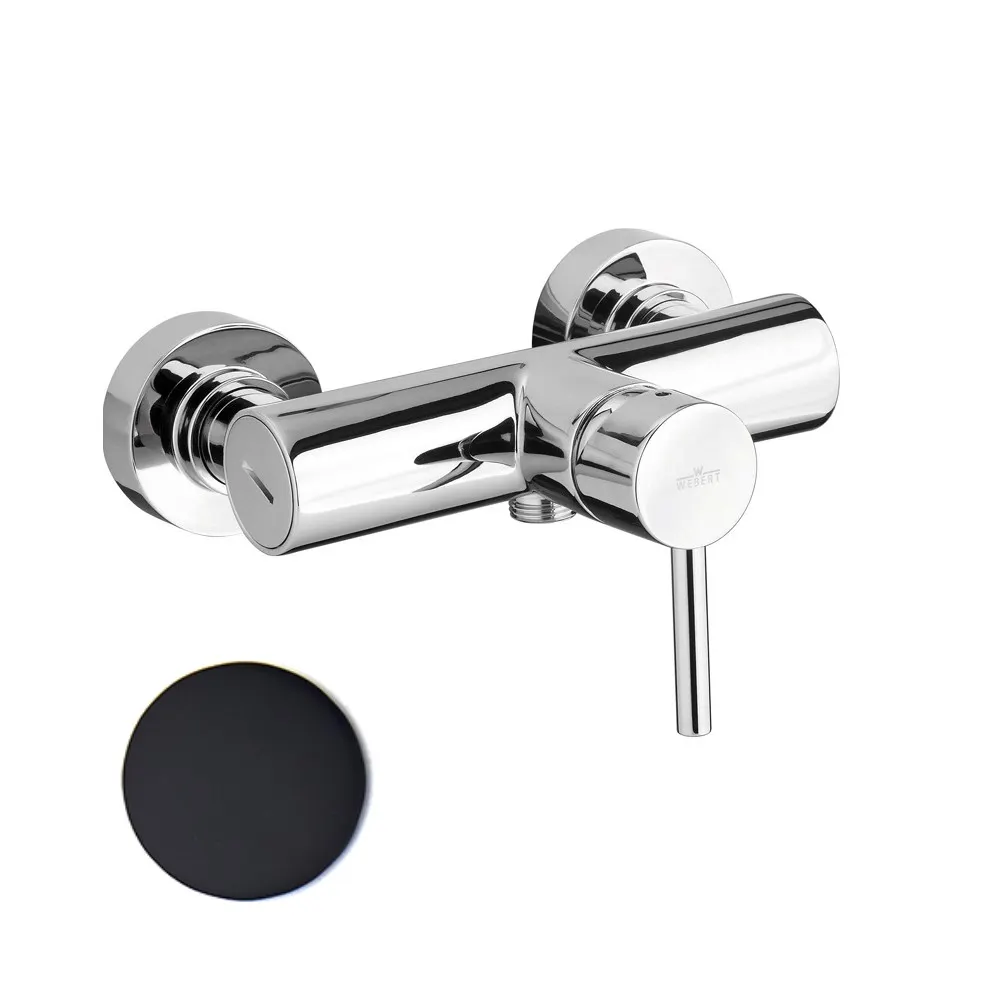 Товар: Смеситель для душа Webert Elio EL870102560, черный - фото 1 Смеситель для душа Webert Elio EL870102560, черный — фото 1, Смеситель для душа
