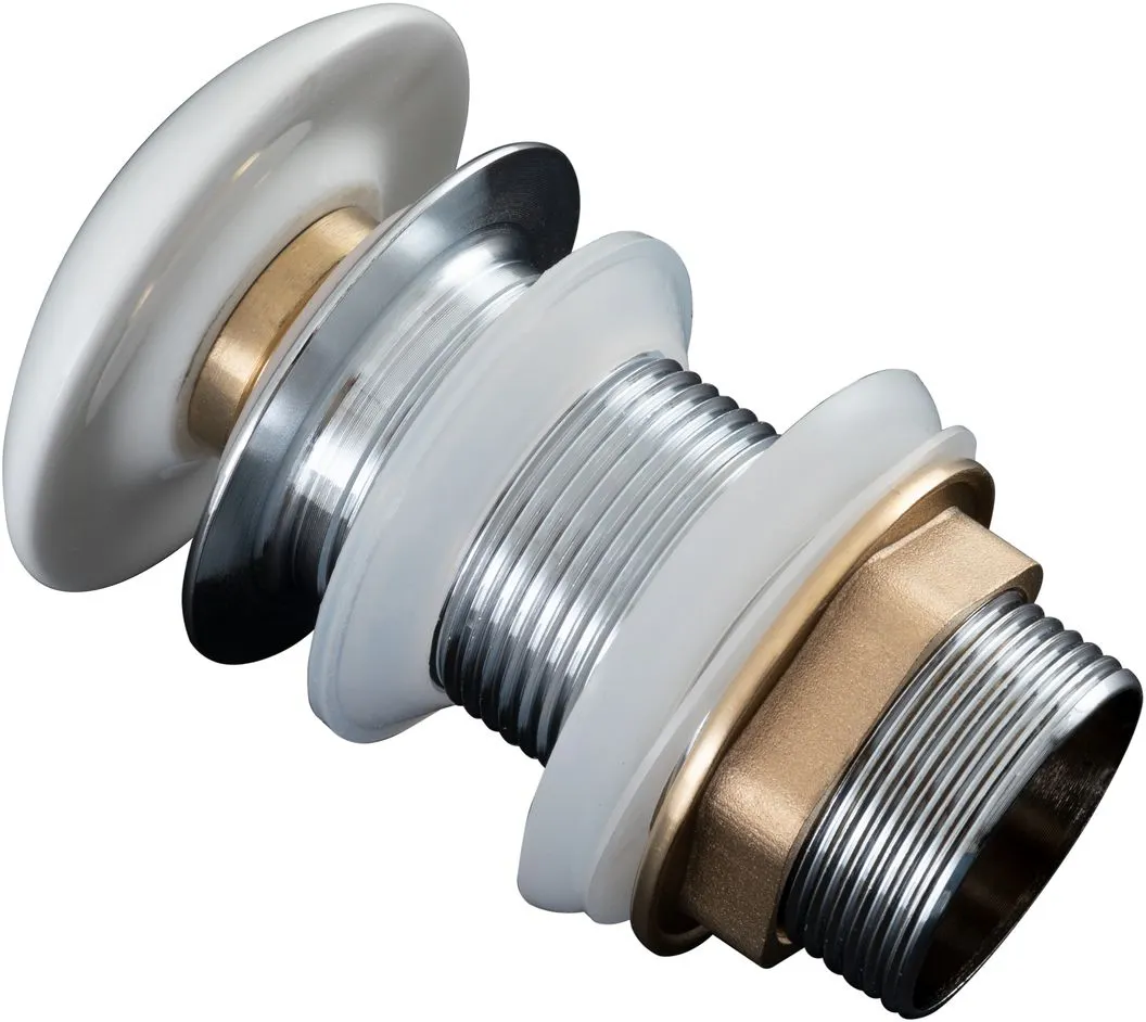 Донный клапан Aquanet белый, без перелива 00330950 — фото 3, Донные клапаны