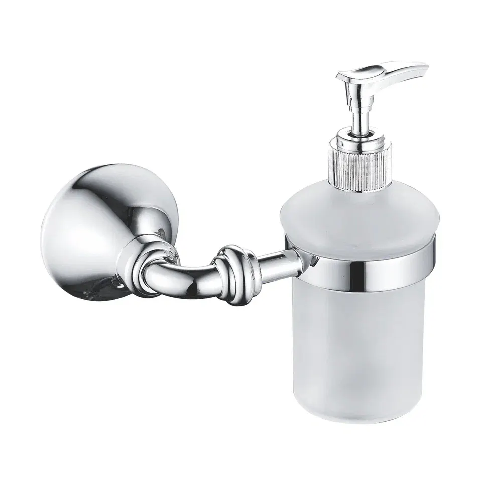 Дозатор жидкого мыла Rose RG1244, хром — фото 1, Дозаторы