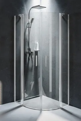 NOVIK Z309 90x90 душевое ограждение, хром RIHO G003027120 — фото 1, Душевые кабины и ограждения