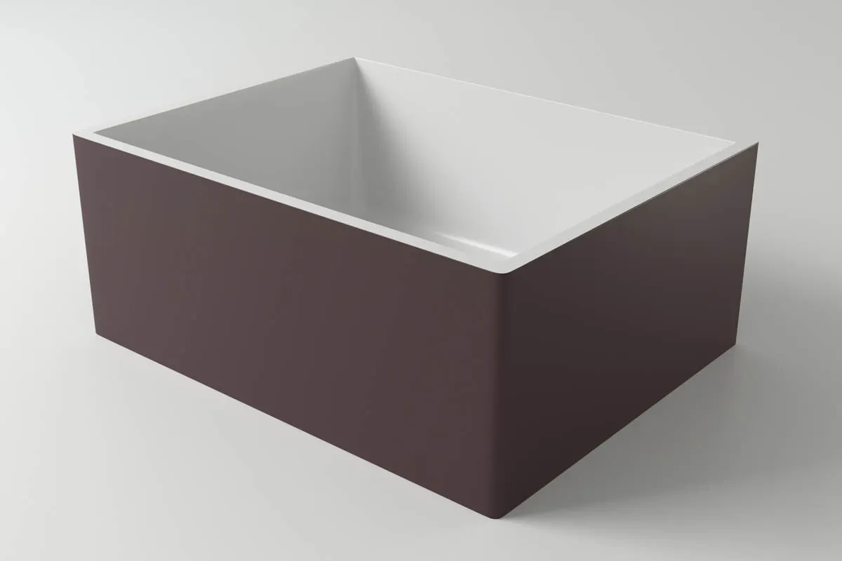 Раковина HALLEY Soft Rock Duo 53 Х 39,5 RAL* 1.02.012.11.2 — фото 5, Раковины